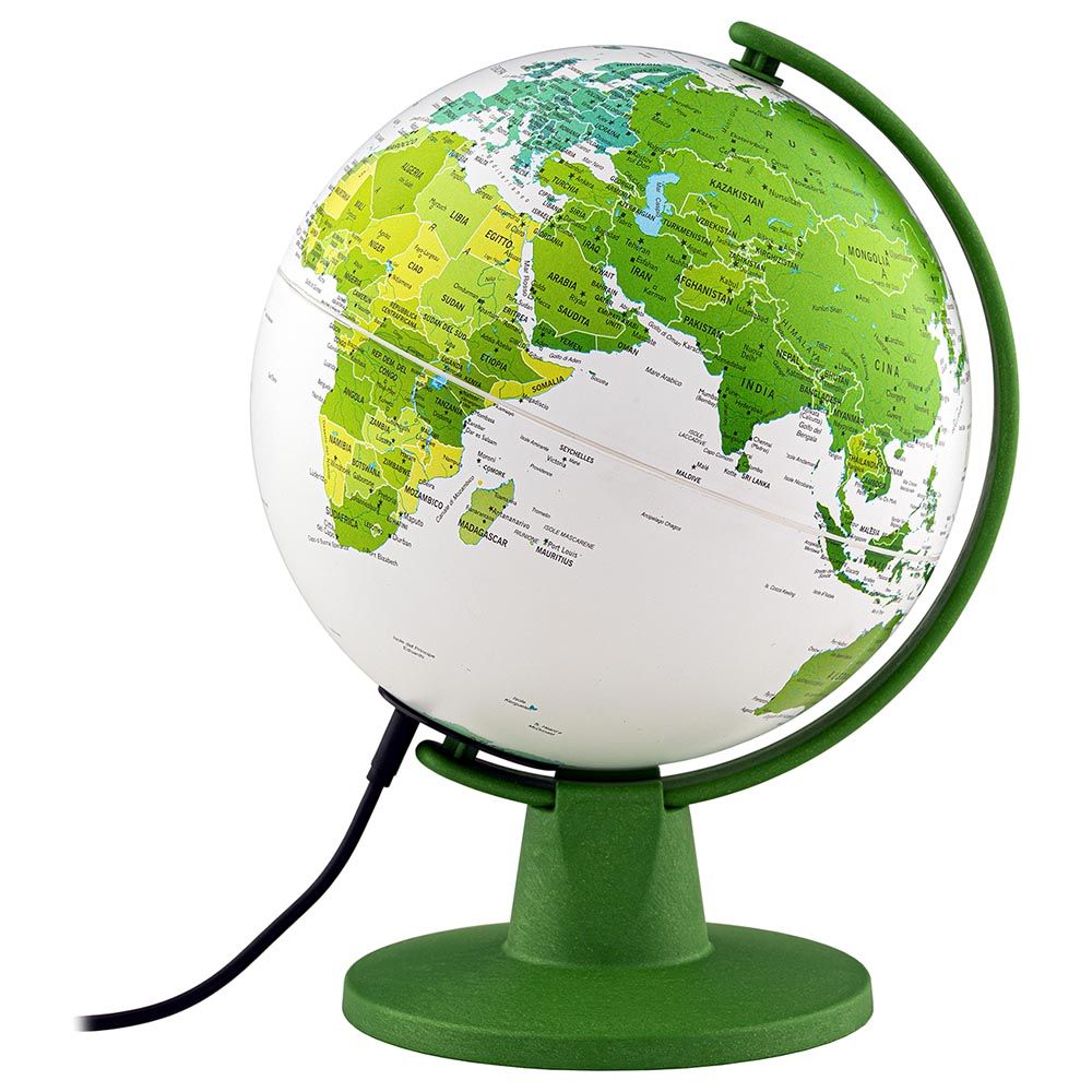 Tecnodidattica - Revolving Globe W/LED - Green