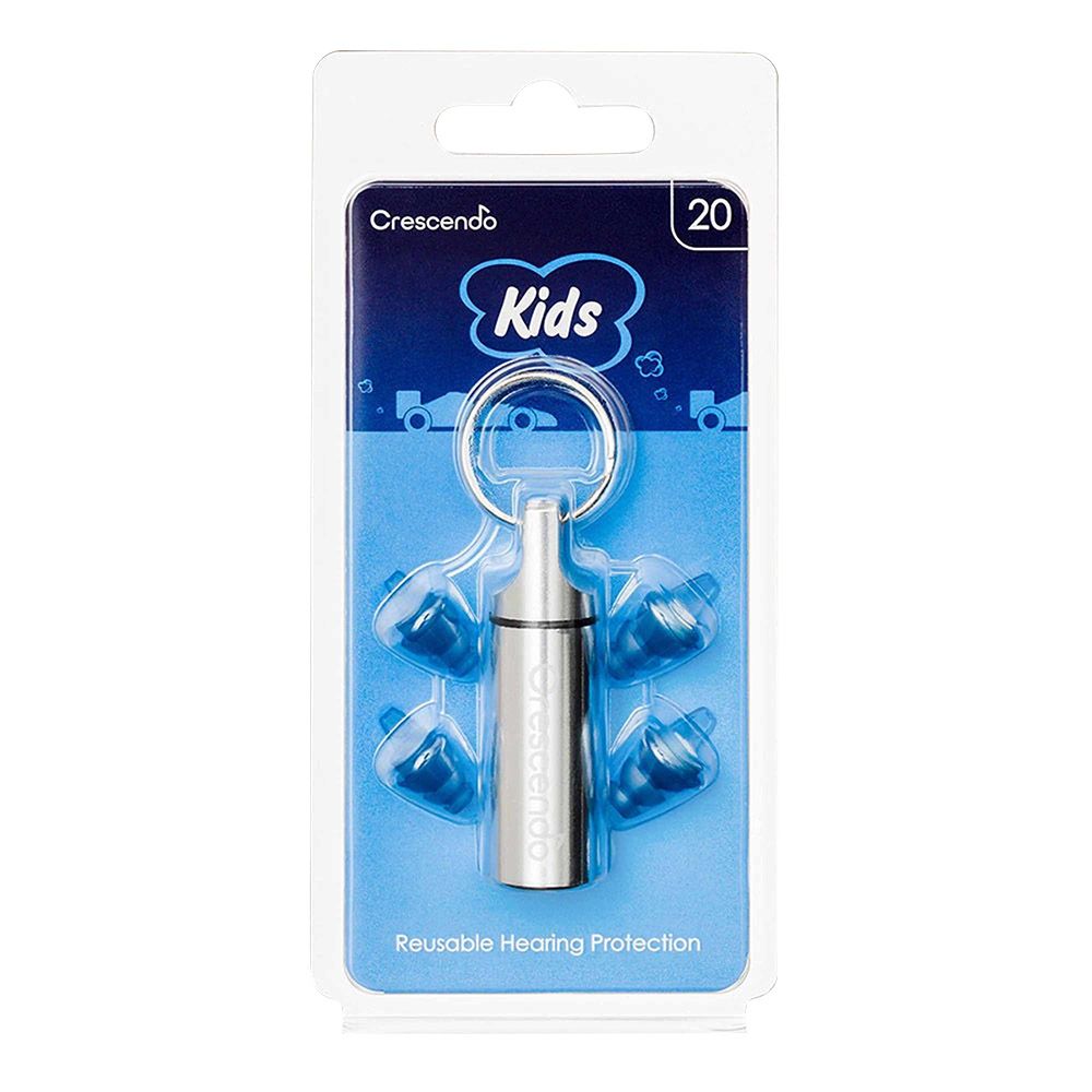 Crescendo - Kids Race Cars 20 Resuable Comfort Ear Plugs - 3 Pcs