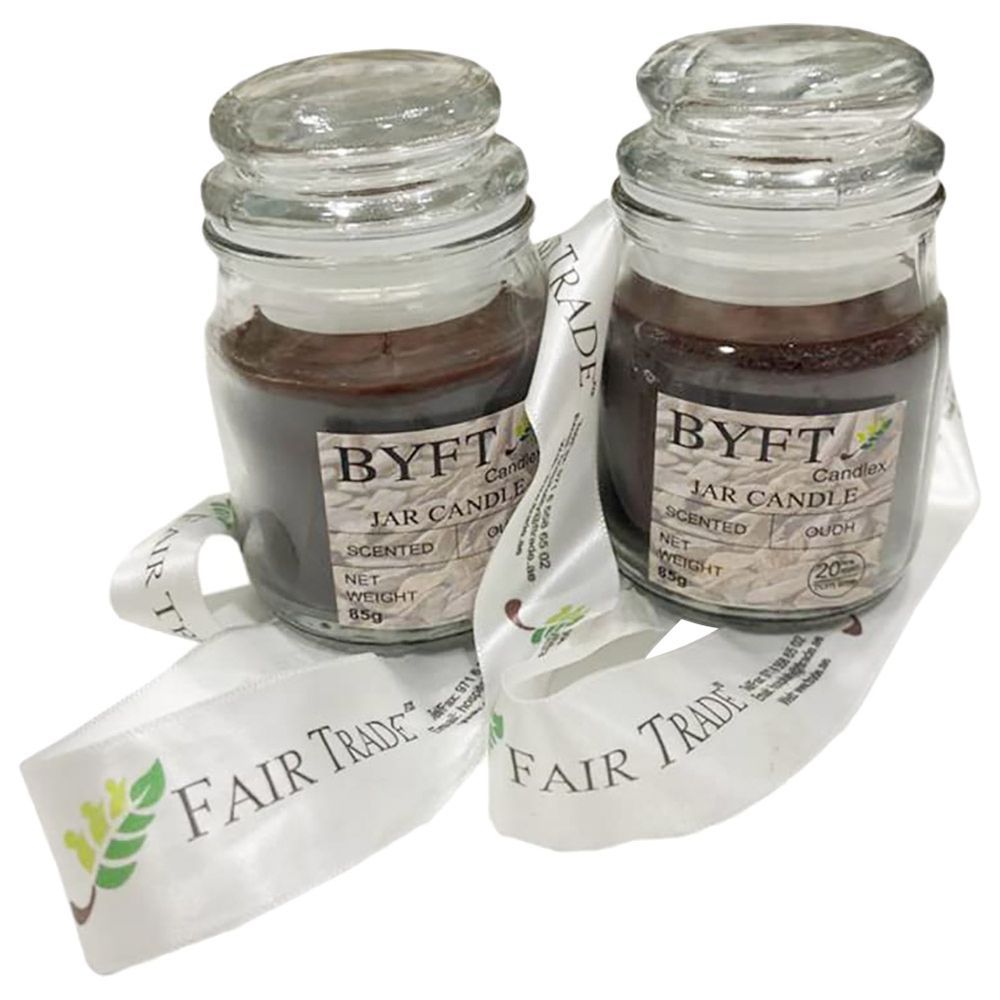 Byft - Jar Candle Oudh Scent - 2pcs - 85g