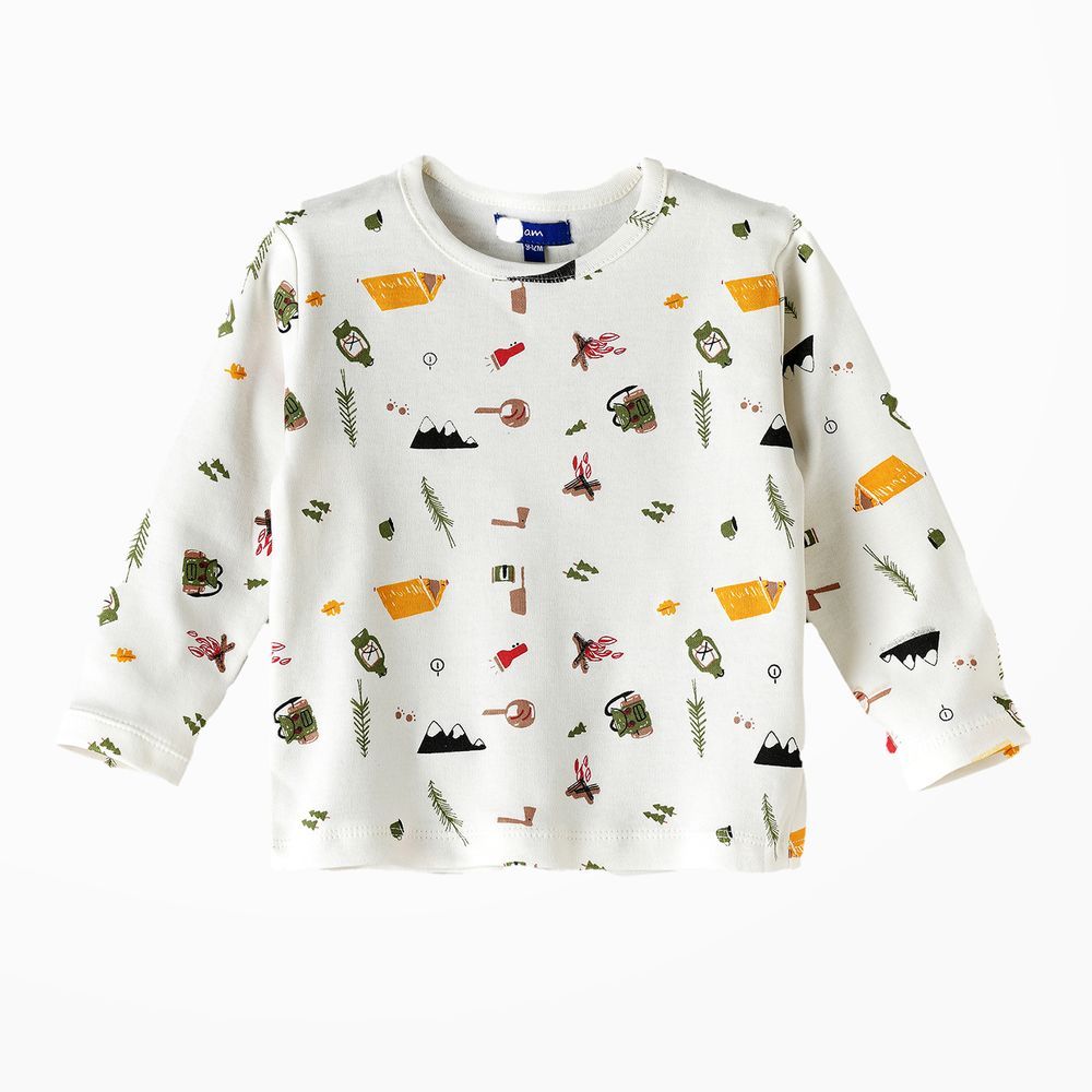 Jam - Boys' Camping Adventure Print Long-Sleeve Top