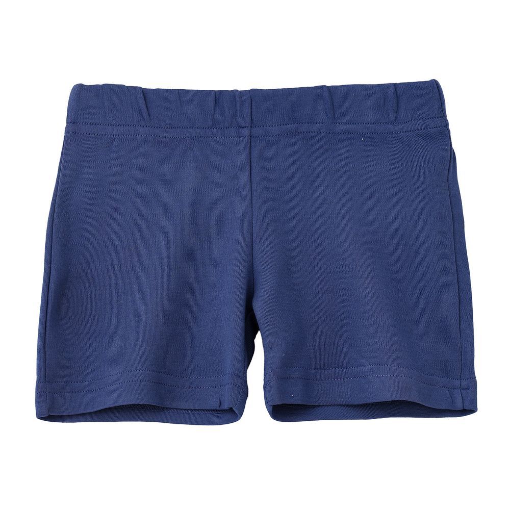 Jam - Boys Solid Navy Blue Cotton Shorts