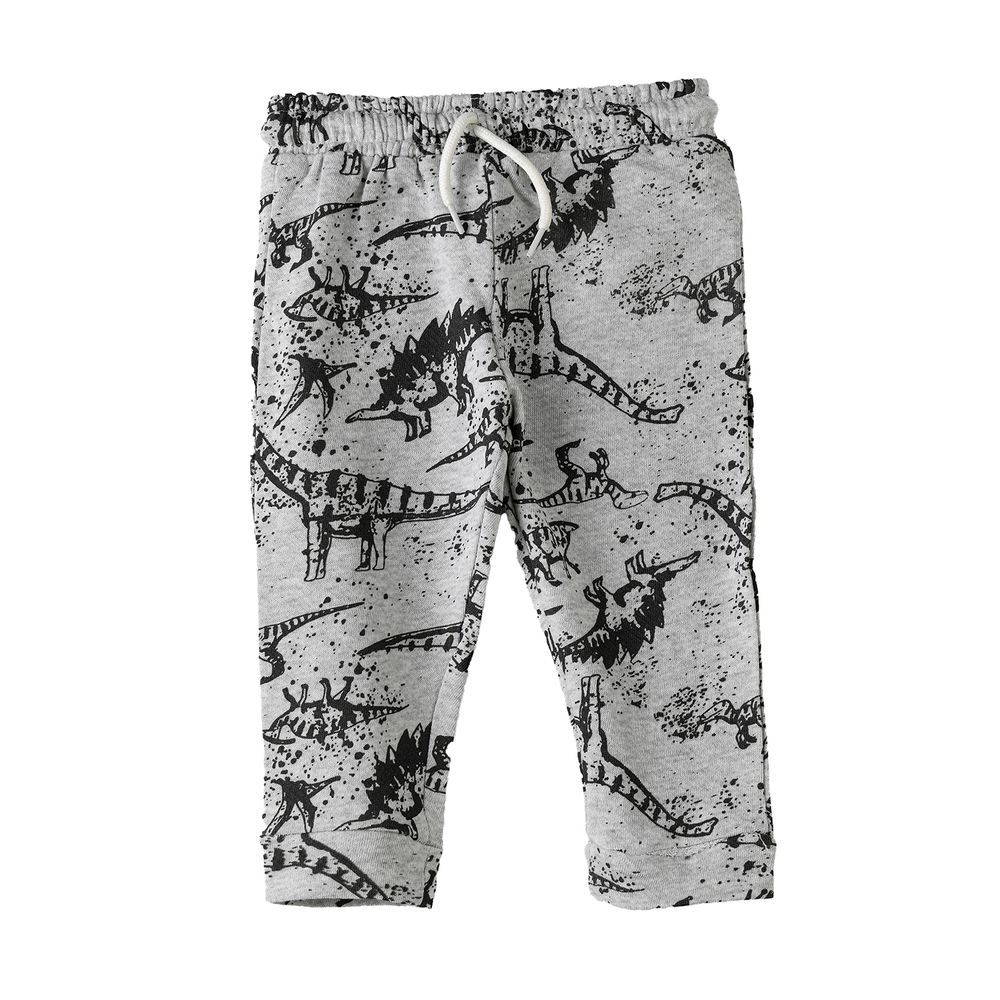 Jam - Boys' Dinosaur Printed Joggers - Grey