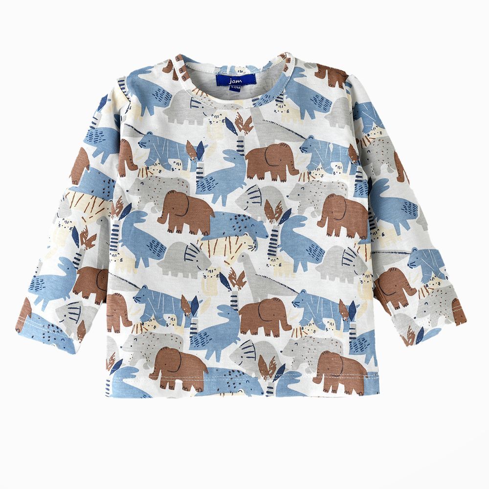 Jam - Boys' Animal Printed Long-Sleeves T-Shirt