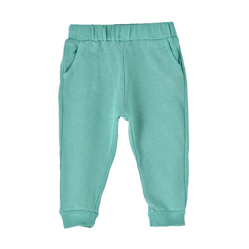 Jam - Boys' Textured Elastic Waist Joggers - Aquamarine