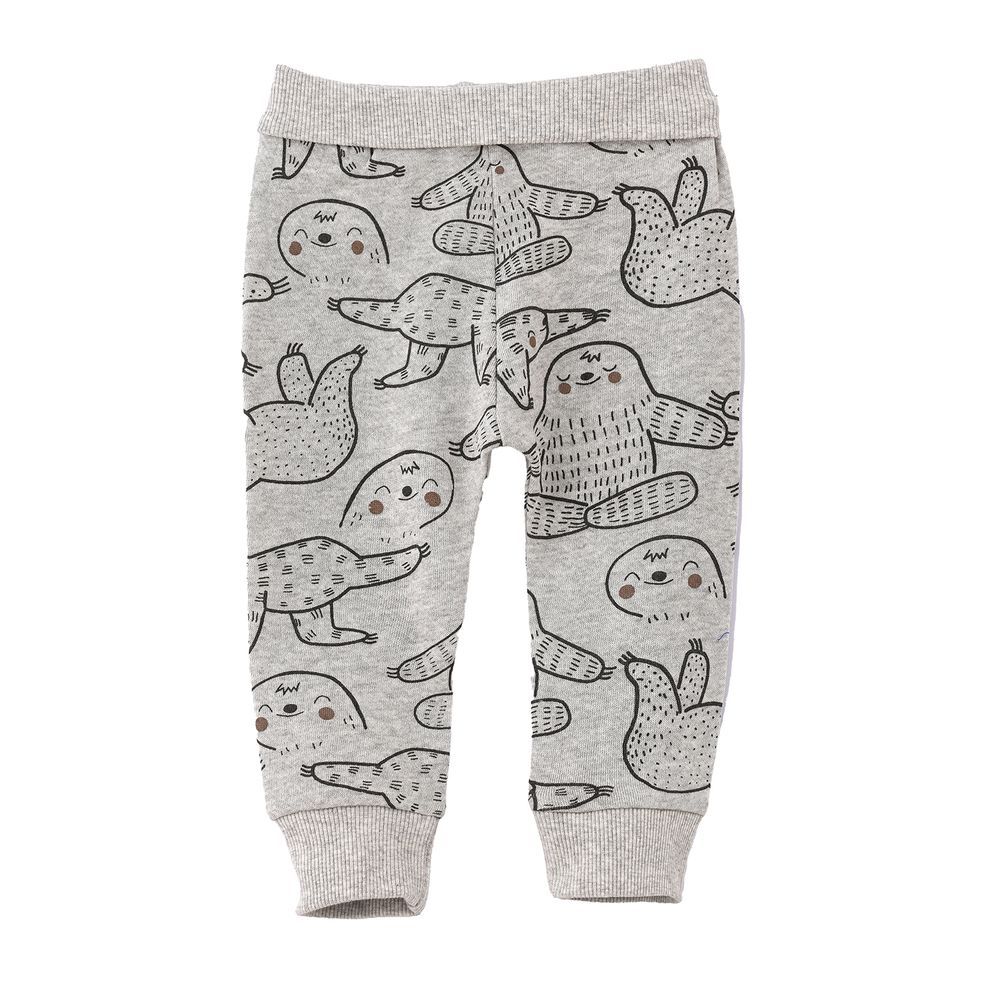 Jam - Boys' Sloth Print Cotton Pants