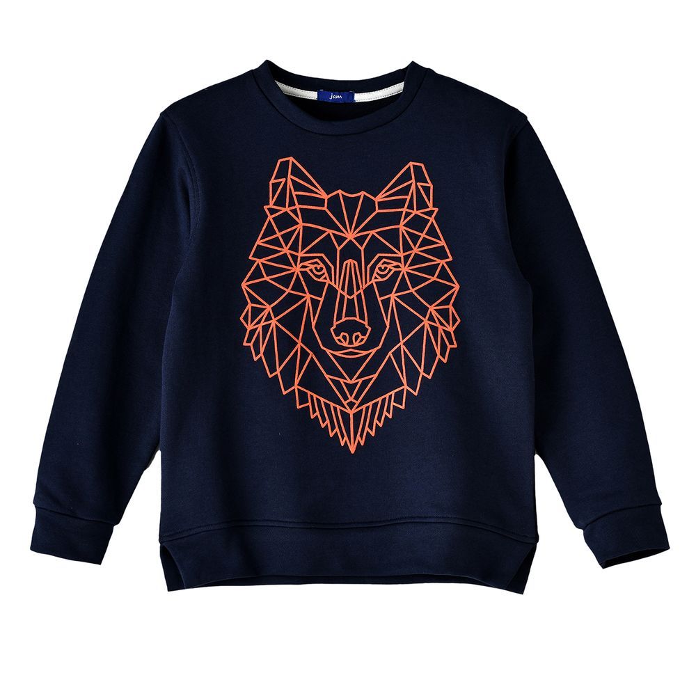 Jam - Boys' Geometric Wolf Graphic Sweatshirt