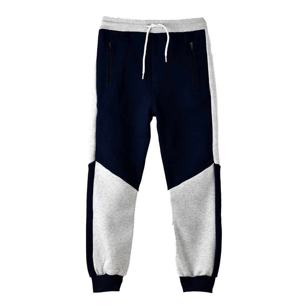 Jam - Boys' Colorblock Joggers - Navy/Grey