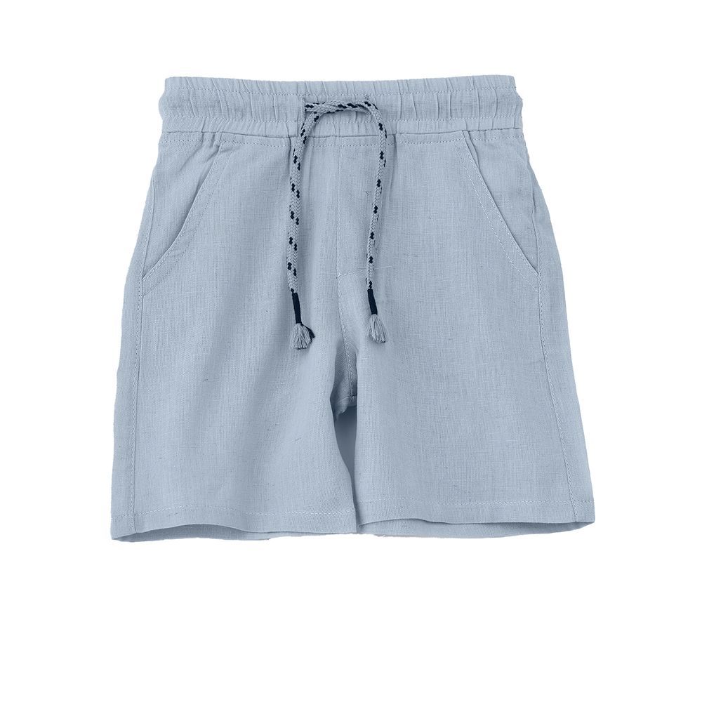 Jam - Boy's Soft Cotton Shorts - Light Blue