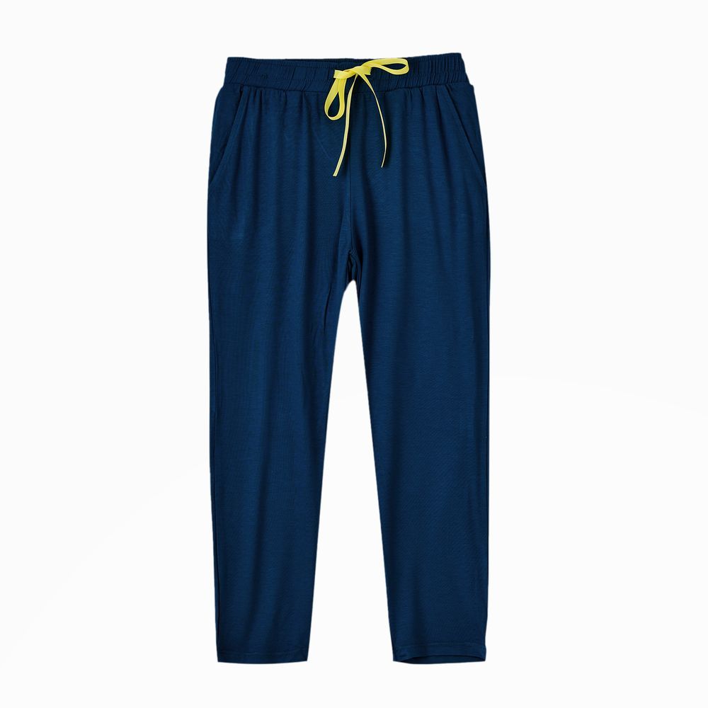 Jelliene - Girls' Luxe Modal Knit Harem Pants - Blue