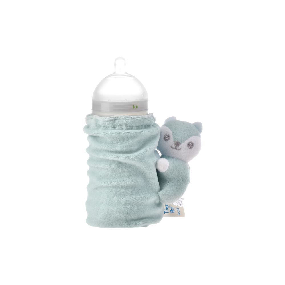 Tiny Hug - Newborn Baby Soft Bottle Cover - Blue