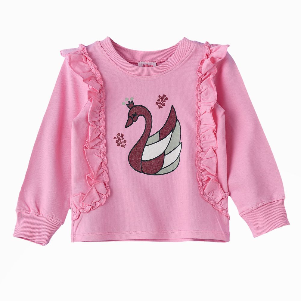 Jelliene - Cozy Comfort Girls' Cotton Sweat Top