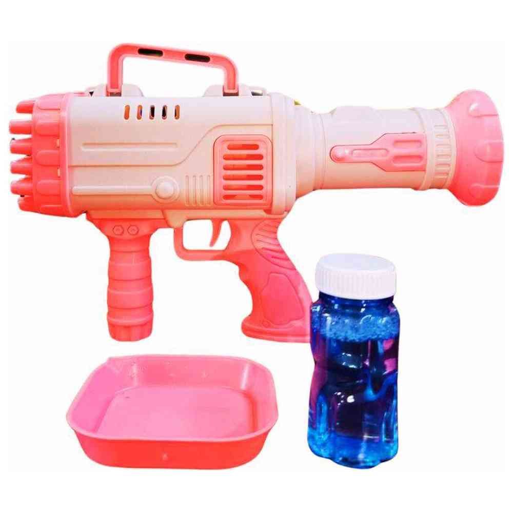 Jawda - 32 Hole Bazooka Bubble Rocket Launcher Machine - Color May Vary - 1 Pc