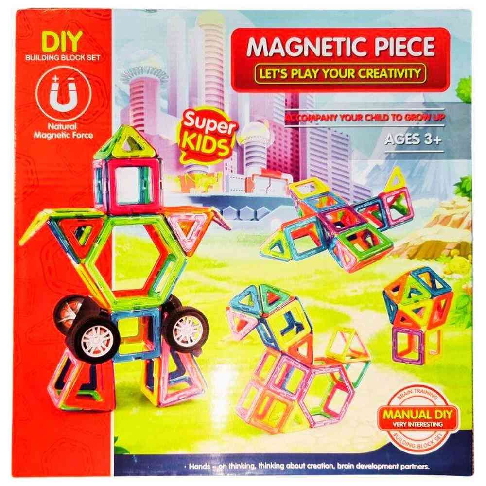 Jawda - Transparent Magnetic Block Set - 52 Pcs