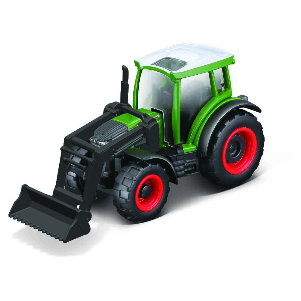 Maisto - Mini Work Machines Tractor W/Front Loader - Green