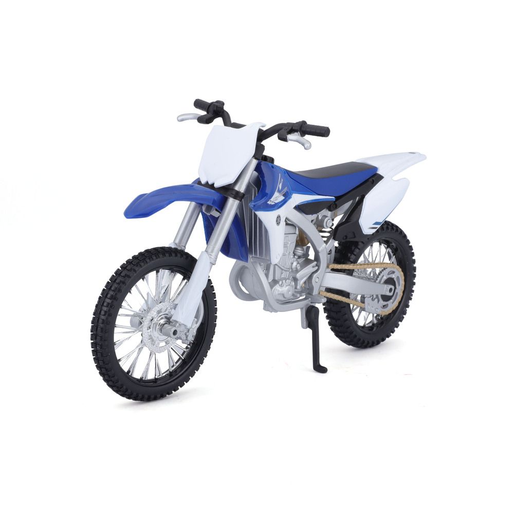 Maisto - 1/12 Yamaha Toy Motorcycle - Blue/White