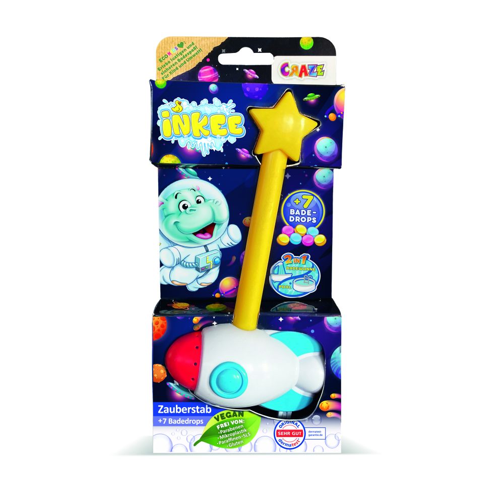 Craze - Inkee 1-Wand Rocket And 7-Bath Drops With Playful Aroma