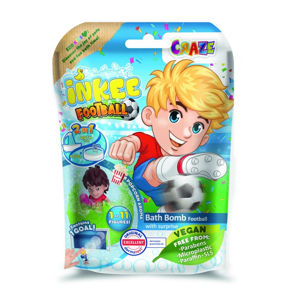 Craze - Inkee Surprise Football Bath Bomb - Design May Vary - 1 Pc