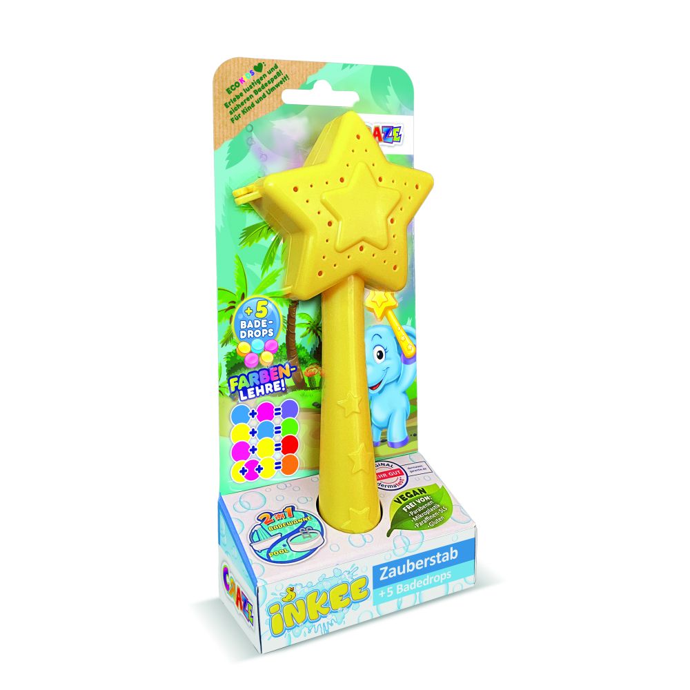 Craze - Inkee 1-Wand Star And 5-Bath Drops With Playful Aroma Bath Bomb