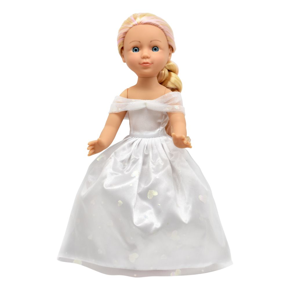 Dollsworld - Lola Fashion Doll With Moving Arms And Legs - White - 14-Inch