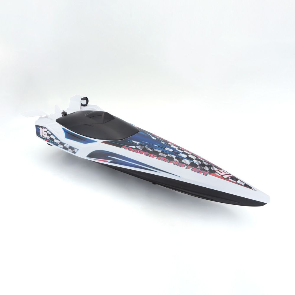 Maisto Tech - RC Hydro Blaster Toy Boat - White/Blue