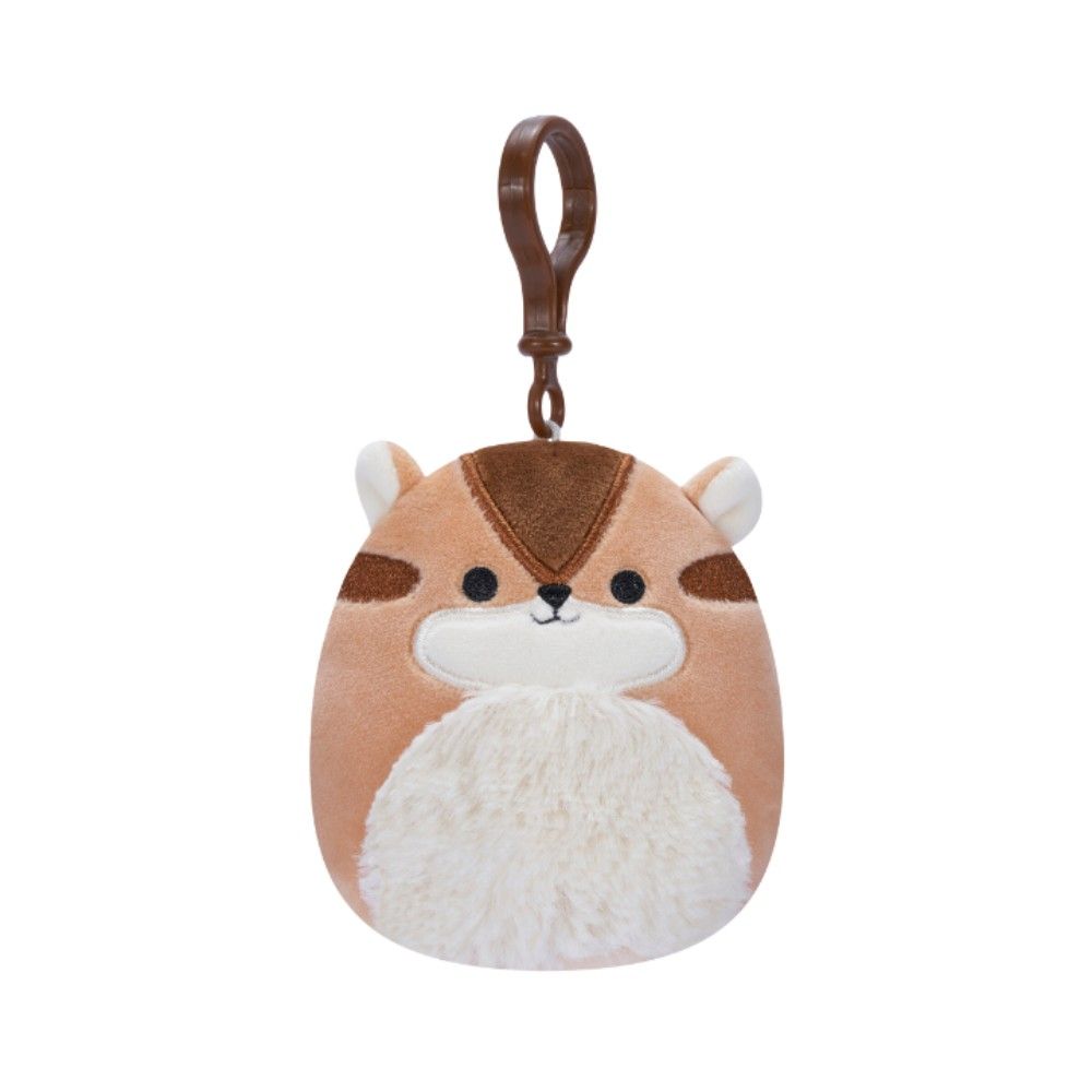 Squishmallows - Little Plush - Clip-on - Melzie - Brown Chipmunk 3.5"