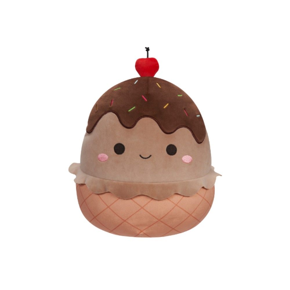 Squishmallows - Medium Plush - Marta - Chocolate Ice Cream Sundae 12"