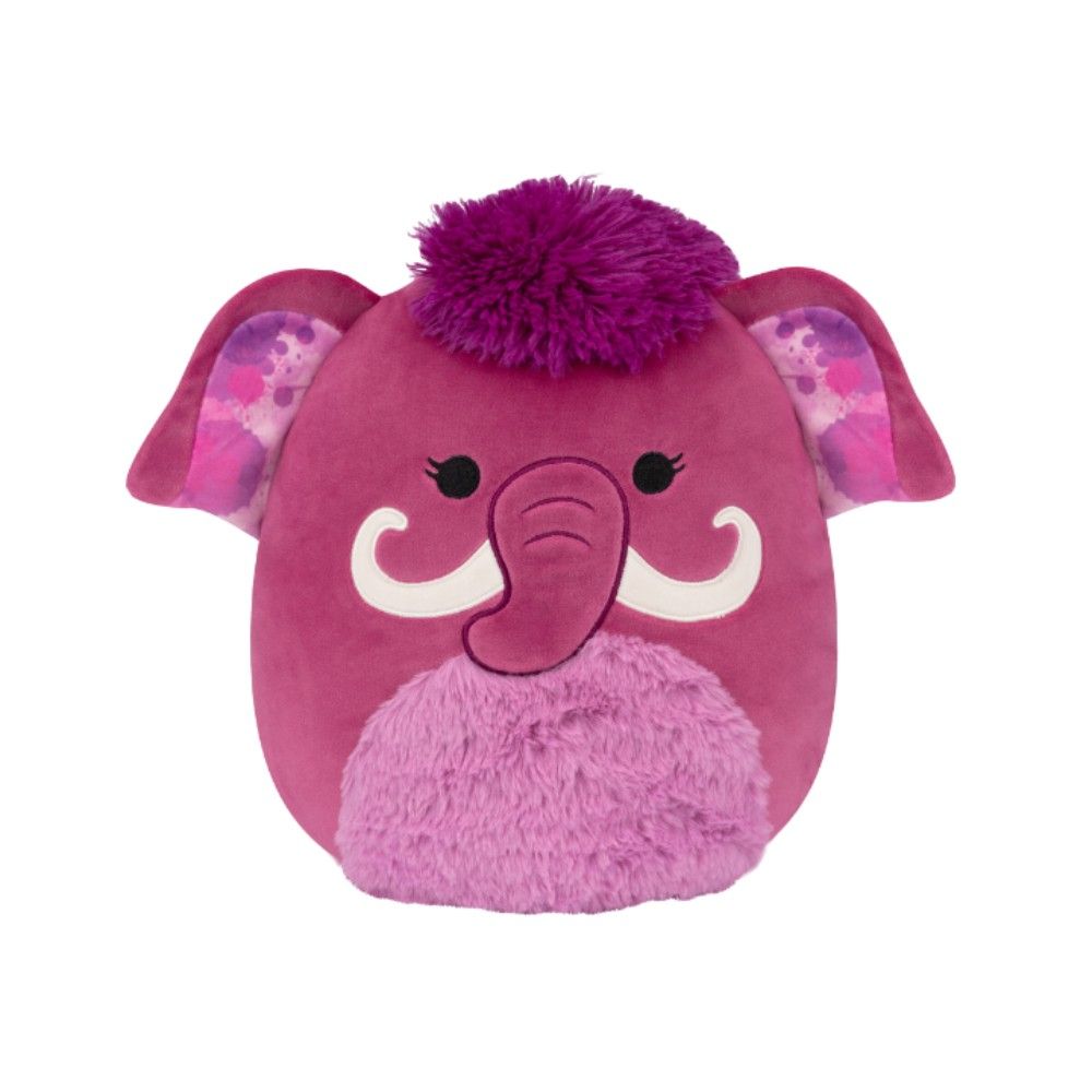 Squishmallows - Medium Plush - Magdalena - Magenta Woolly Mammoth 12"