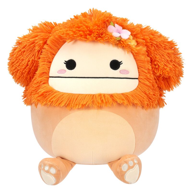 Squishmallows - Shasta Bigfoot Plush Toy - Light Orange - 30 cm