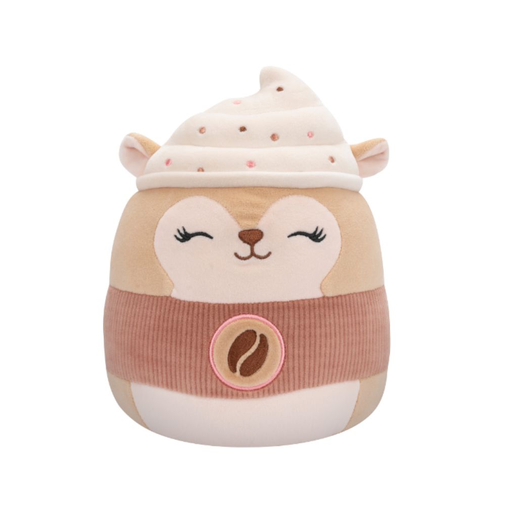 Squishmallows - Reza Latte Squirrel Plush Toy - 19 cm