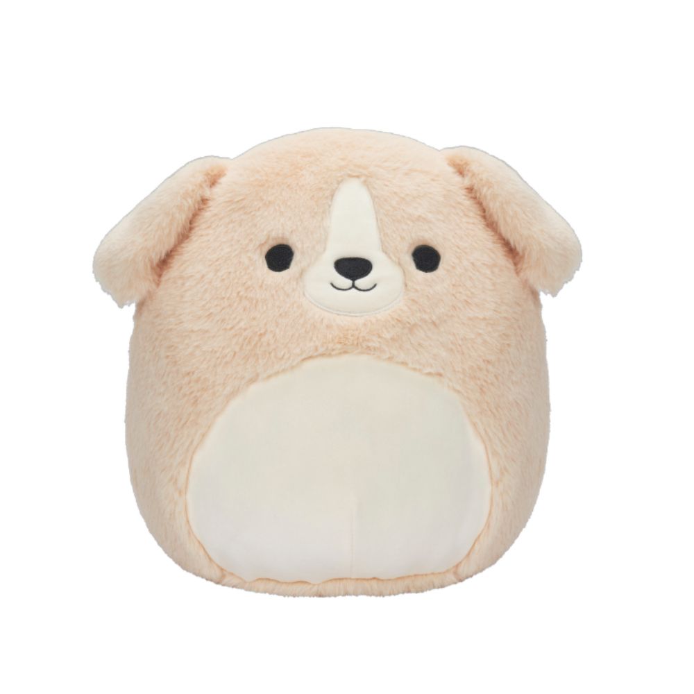 Squishmallows - Fuzzamallows Stevon Dog Plush Toy - 30cm - Tan