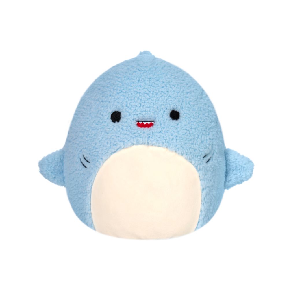 Squishmallows - Fuzzamallow Davie Shark Plush Toy - 30cm - Blue