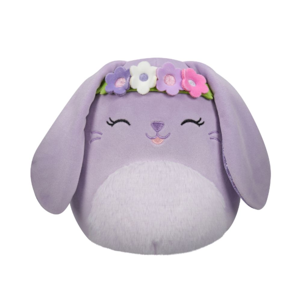 Squishmallows - Bubbles The Bunny Plush Toy - 19cm - Purple