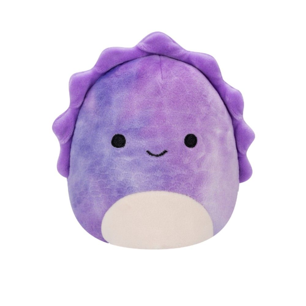 Squishmallows - Little Plush Flipamallows - Delilah/Jerome - Purple Dino/Blue Tie-Dye Triceratops 5"