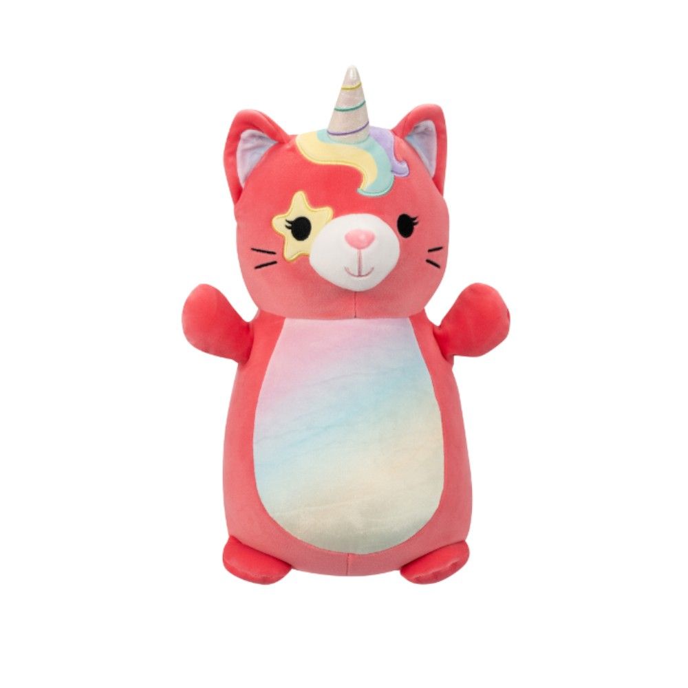 Squishmallows - Large Plush Sienna Pink Starry Eyed Caticorn Hugmee - 36 cm