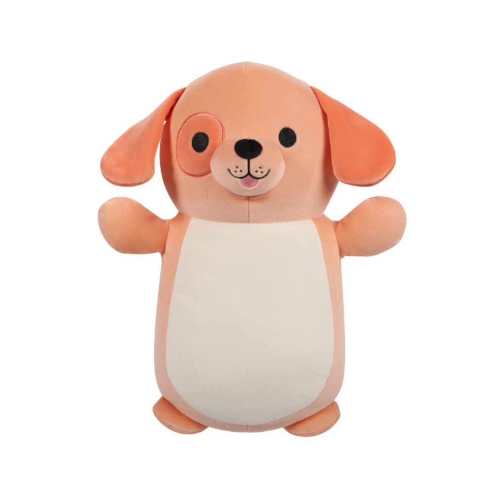 Squishmallows - Drella Dog Hugmee Plush Toy - 25cm - Peach