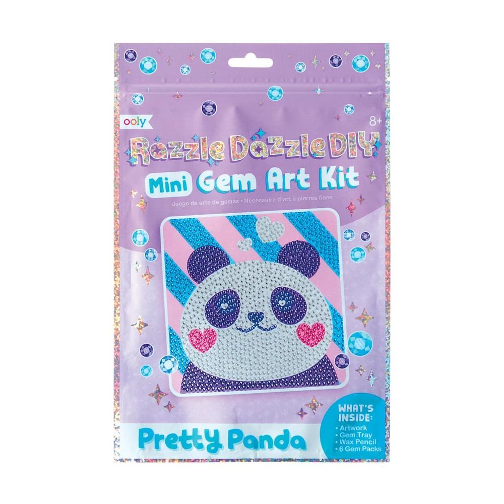 Ooly - Razzle Dazzle D.I.Y. Mini Gem Art Kit - Cutesy Cat