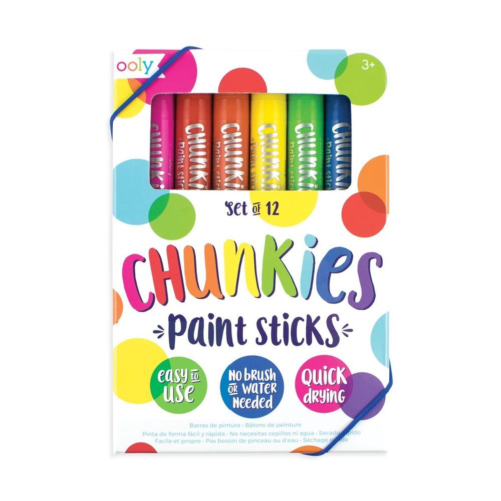 Ooly - Chunkies Paint Sticks Set - 24pcs