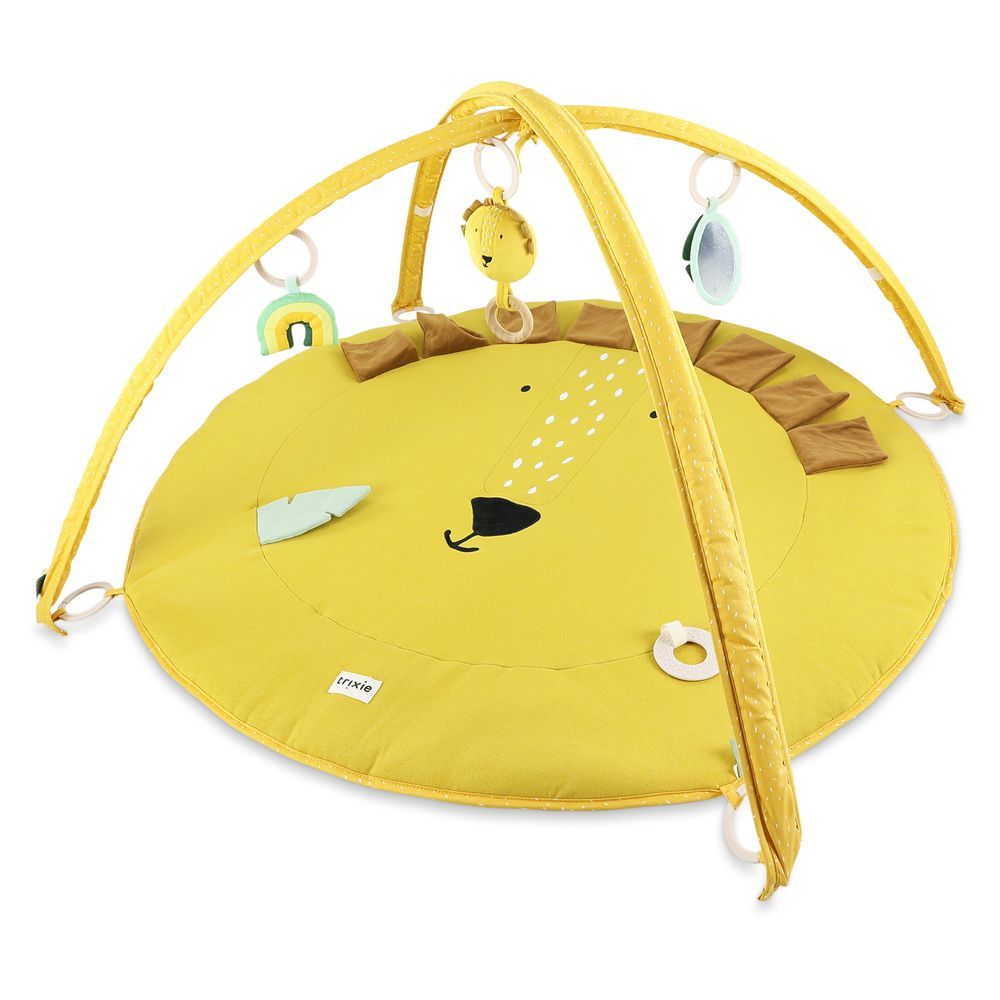 Trixie - Activity Play Mat With Arches - Mr. Lion - Yellow