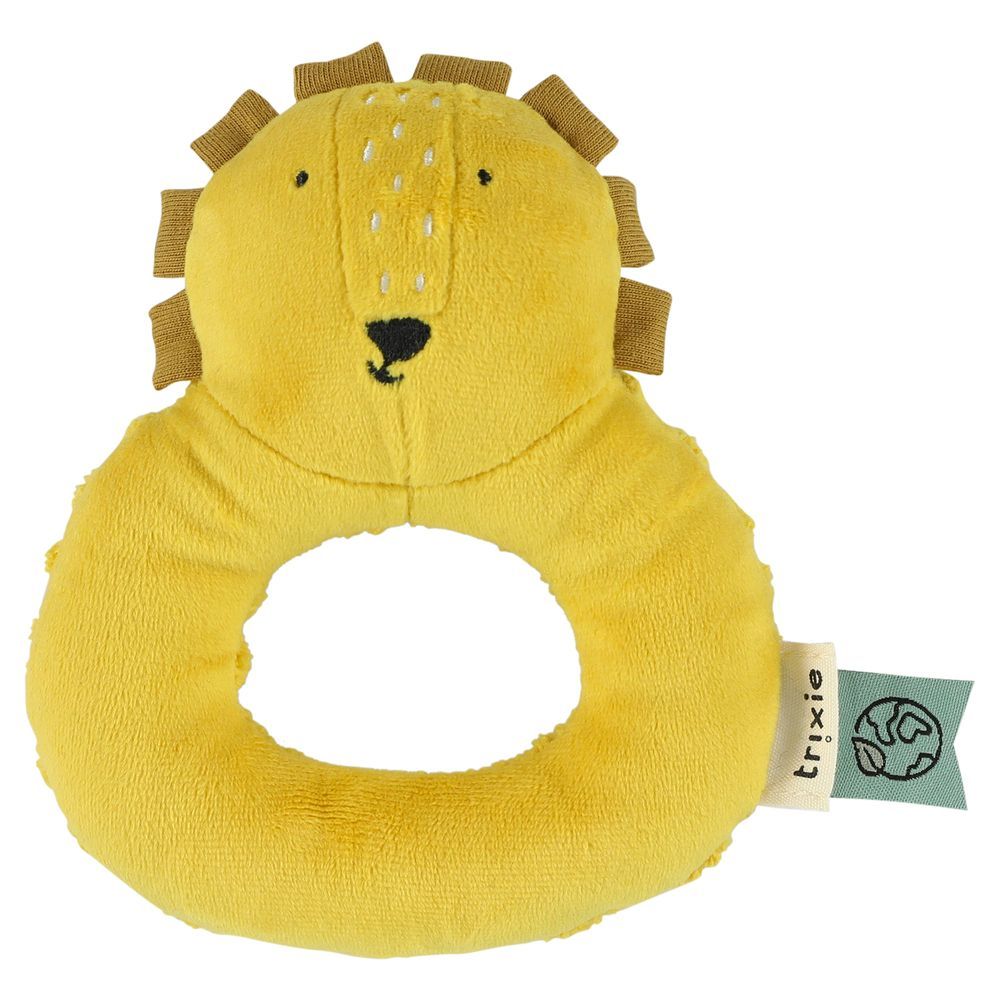 Trixie - Rattle Toy - Mr. Lion - Yellow