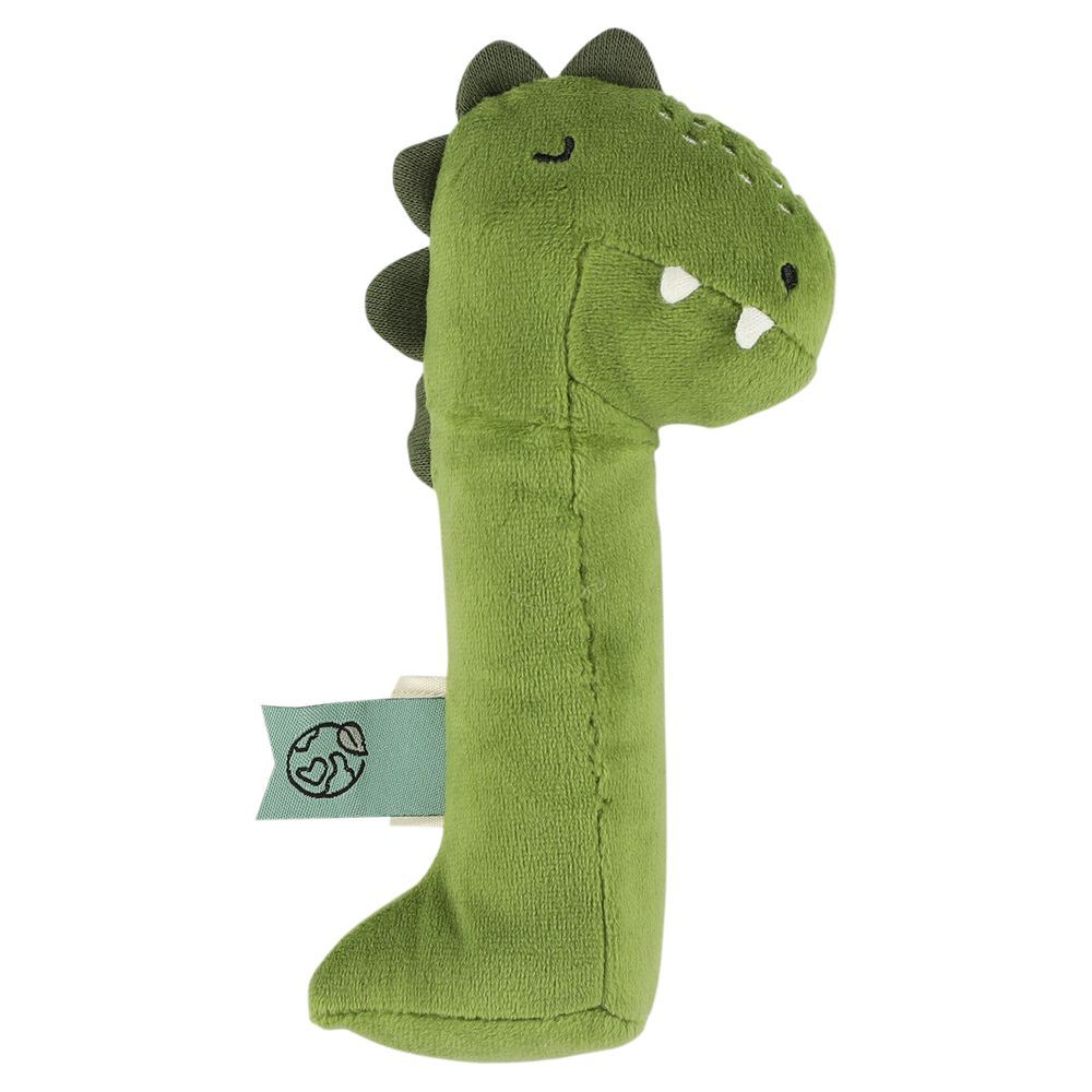 Trixie - Squeaker Plush Toy - Mr. Dino - Green - 16cm