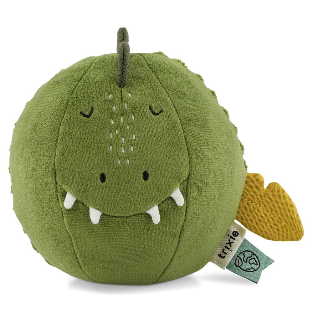 Trixie - Sound Plush Ball - Mr. Dino - Green - 12cm