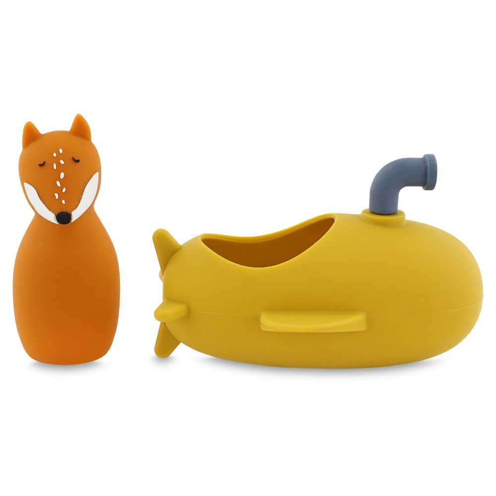 Trixie - Silicone Bath Toy Submarine With Mr. Fox