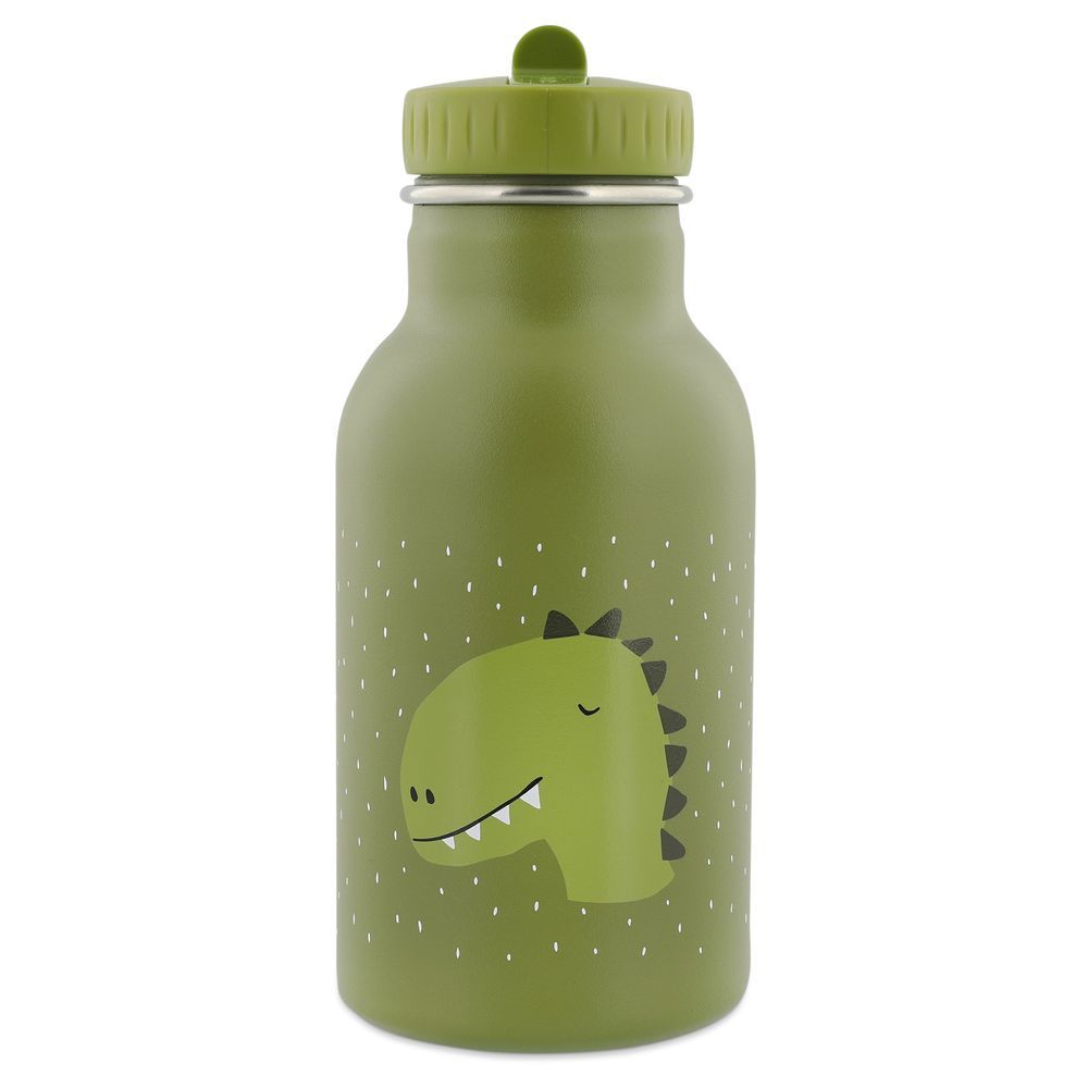 Trixie - Stainless Steel Water Bottle - Mr. Dino - 350 ml