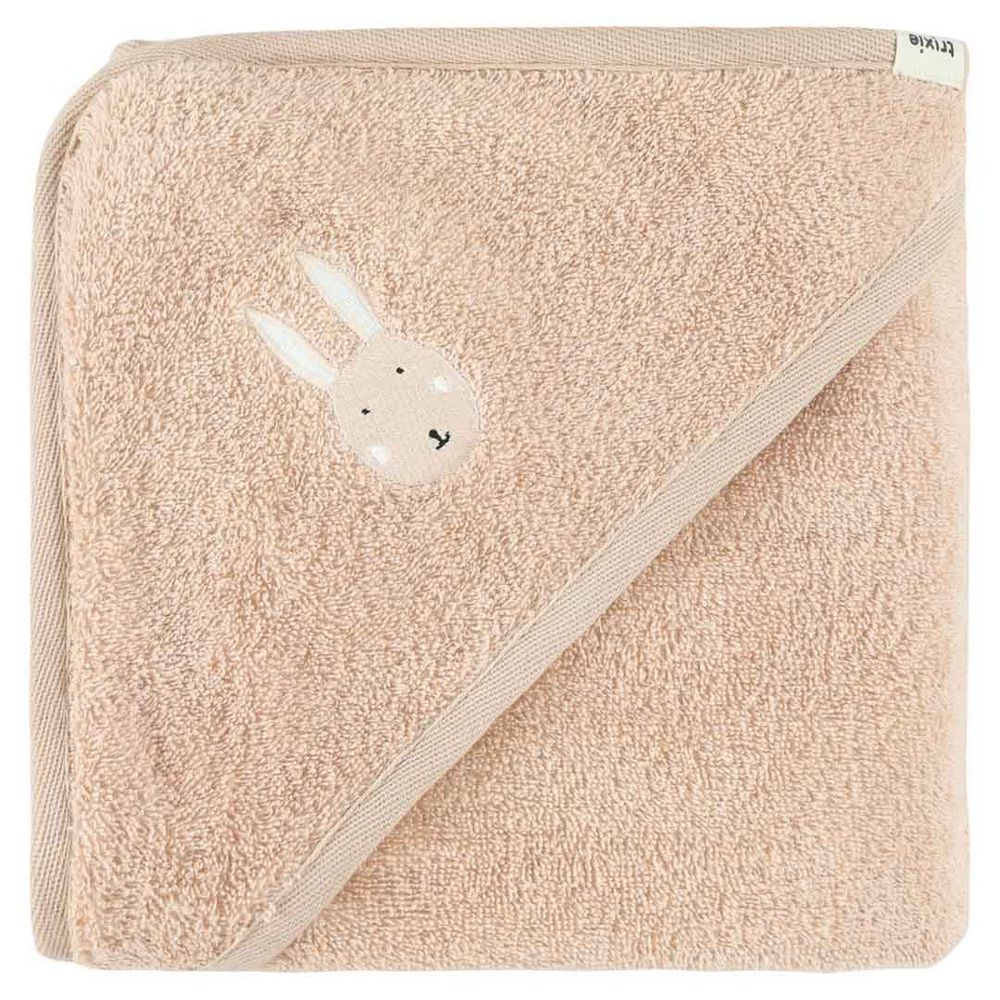 Trixie - Hooded Towel - Pink - Rabbit - Small