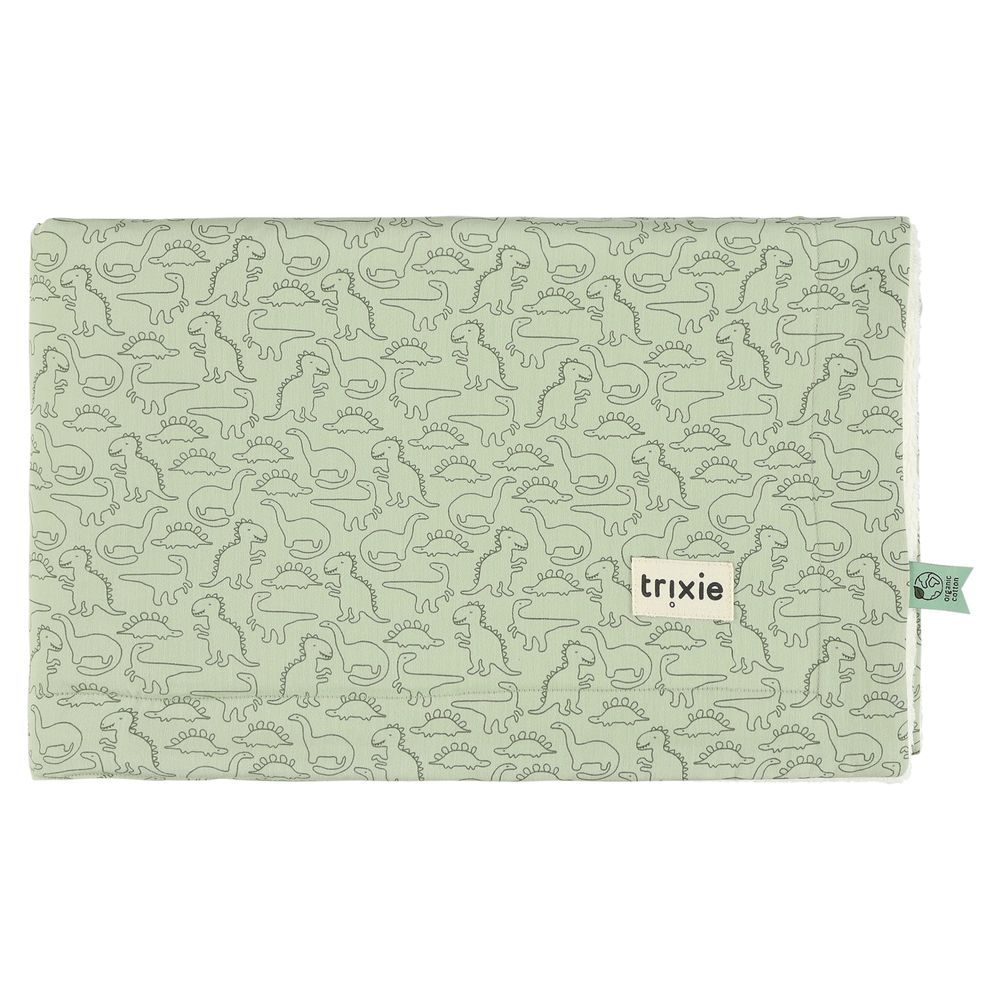 Trixie - Fleece Baby Blanket - Daring Dino - 75x100 cm