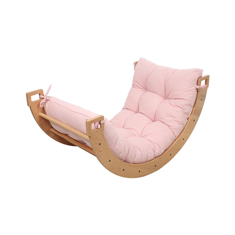 Larisa & Pumpkin - Rocker Balance Arch With Pink Pillow - Large