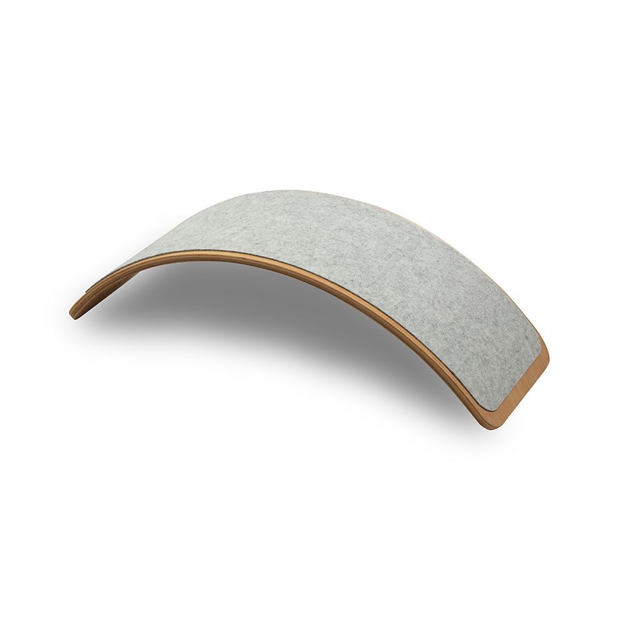 Larisa & Pumpkin - Wooden Balance Board - Light Grey