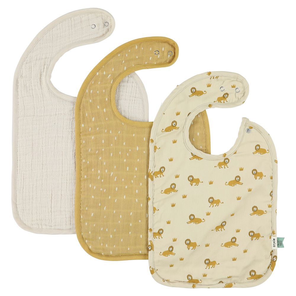 Trixie - Bib Mix Set - Lively Lion - 3 Pcs