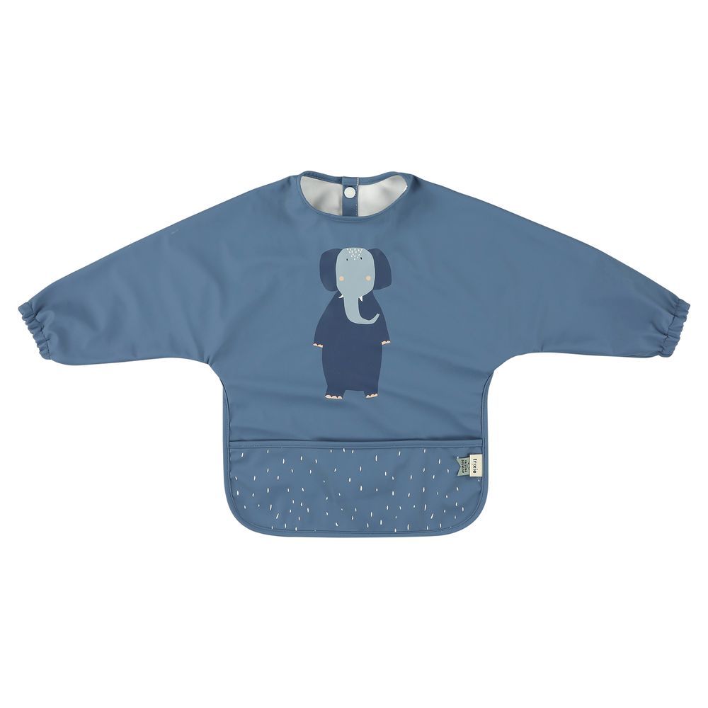 Trixie - Waterproof Longsleeve Bib - Mrs. Elephant