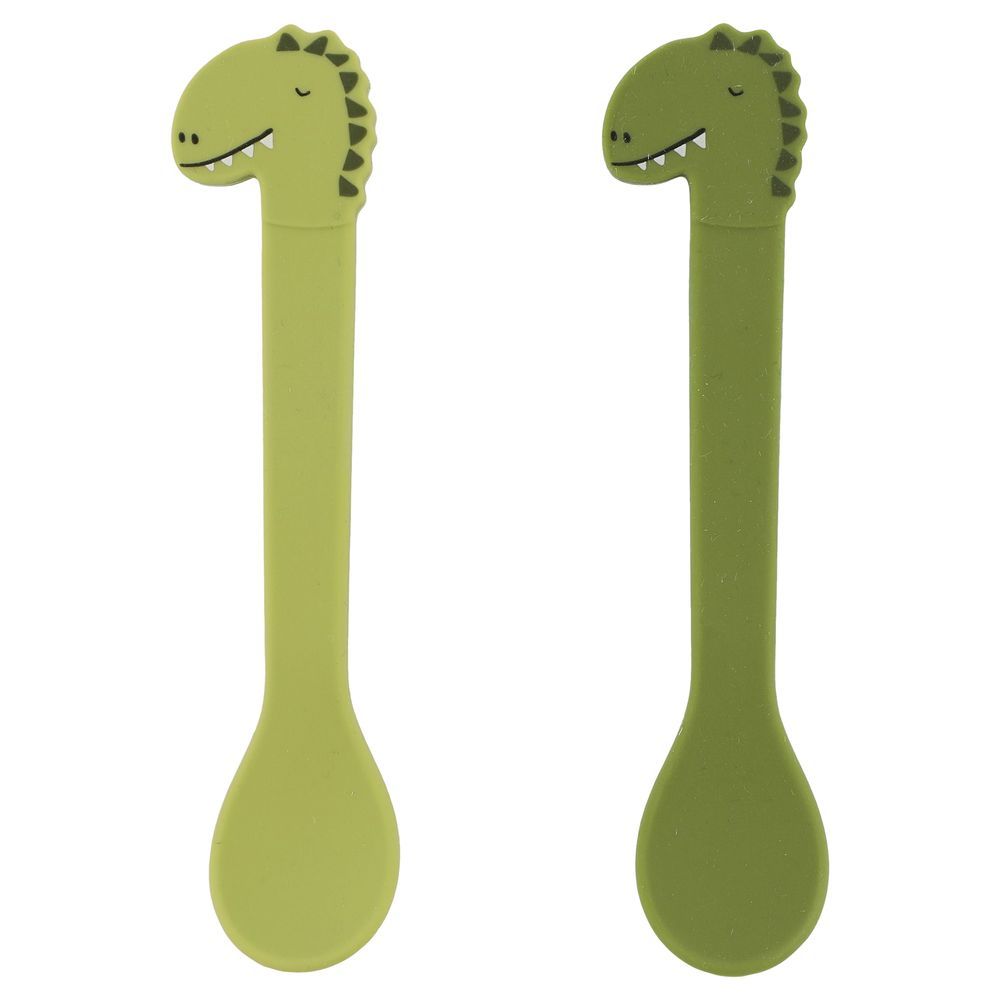 Trixie - Silicone Spoon Pack of 2 - Mr. Dino